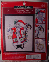 &quot;Father Christmas&quot; Christmas Traditions, Holiday Time Cross Stitch Kit S... - £10.22 GBP
