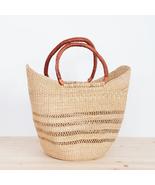 Bolga Market basket, storage basket, African baskets, Market basket, Bea... - £70.36 GBP