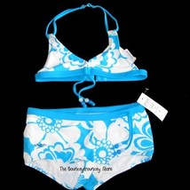 NWT Speedo 2 Pc Swimsuit Bathing Suit Bikini Floral Sz 12 - £14.13 GBP