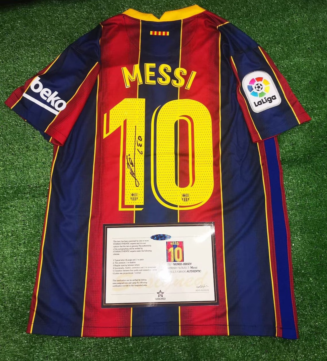Lionel Messi SIGNED Barcelona HOME 20/21 and 50 similar items