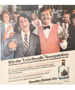 1982 Boodles British Gin Advertisement Sweepstakes Distillery Vintage DW... - $34.57 CAD