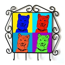 Shiba Inu- clothes hanger with an image of a dog. Collection. Andy Warhol Style - £15.97 GBP