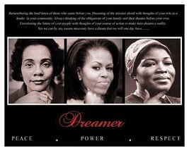 Dreamer (Trio): Peace, Power, Respect (Coretta Scott King, Michelle Obam... - $4.94