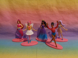 2020 Barbie Micro Collection Mermaid Fairy Princess &amp; Two Others 5pc PVC Figures - £6.22 GBP