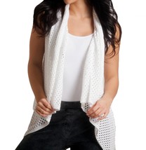 Angel open weaved vest in White - £40.85 GBP