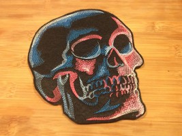 Embroidered Dark and Eerie Skull Patch Sew/Iron-On Style Patch 6.65” x 5... - $30.00