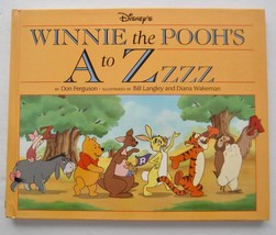 Winnie The Pooh&#39;s A To Zzzz, Walt Disney Hardcover Children&#39;s Book Pooh Bear 1st - £6.92 GBP