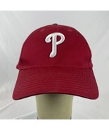 Philadelphia Phillies Hat Cap Snap Back Men Red New Era Cotton Adjustable - £14.86 GBP