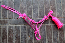 Nylon Horse HALTER Lead Rope Bling Tack  60664 - $17.81
