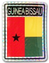 RFCO Guinea Bissau Country Flag Reflective Decal Bumper Sticker Best Gar... - £2.71 GBP