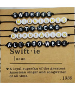 T Swiftie Eras Tour Concert Friendship 7.8&quot; Bracelets  5 Pcs Song Themes... - £9.83 GBP