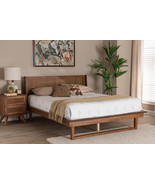Terra Walnut Brown Queen Size Platform Bed - $807.00