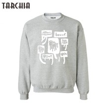 TARCHIA Long Sleeve Casual Sweatshirts 2021 Ink And Brush Fashion Autumn Outerwe - £107.06 GBP