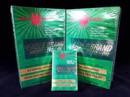 12 Packs (1 Dozen) - Eagle Brand Medicated Oil 24ml, Made in Singapore, ... - £69.25 GBP