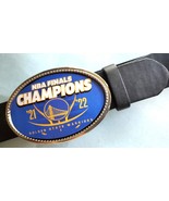 GOLDEN STATE WARRIORS 2022 Commemorative NBA Championship  Buckle &amp; Blac... - £19.42 GBP