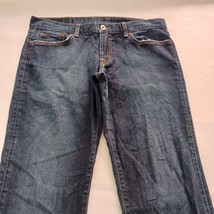 Lucky Brand Dungaree 82ZG050 Women's Blue Cotton Blend Denim Bootcut Jeans 12/31 image 7