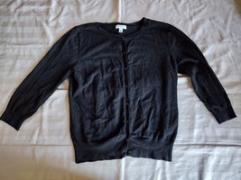 Susina Women Black Cardigan Sweater Size Medium EUC - €6,01 EUR