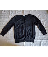 Susina Women Black Cardigan Sweater Size Medium EUC - €6,01 EUR