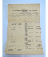 Piqua Coca Cola Bottling Works 1945 Bank Statement of Account Book Recor... - $272.32 MXN