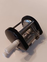 Vintage Bait Casting Fishing Reel  Black Unbranded Working Condition Mad... - $11.88