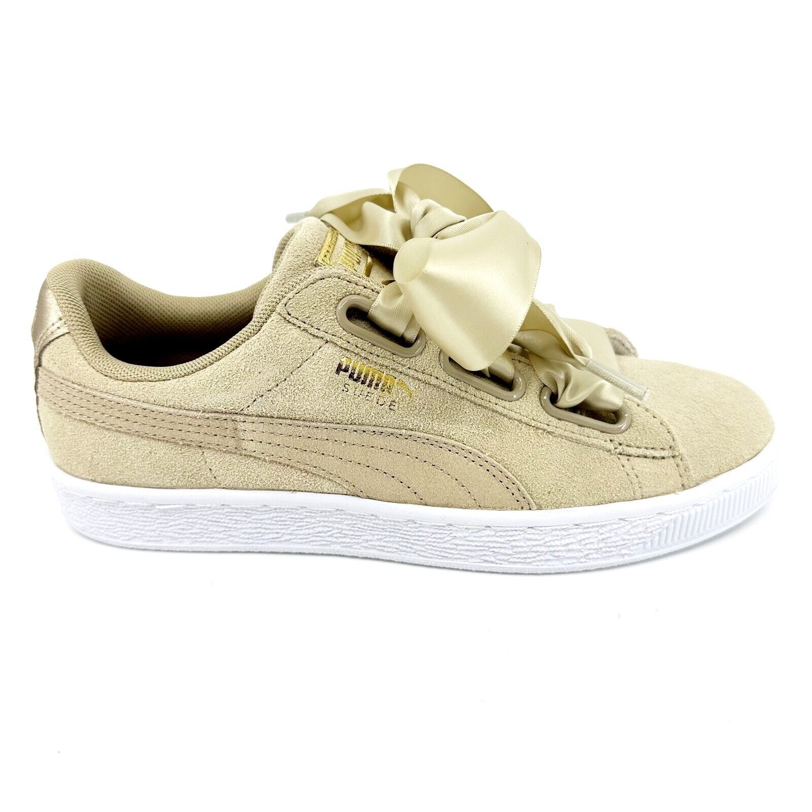 Primary image for Puma Suede Heart Safari Beige Womens Size 7.5 Casual Sneakers 364083 01