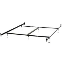 Queen Metal Bed Frame with Bolt-on Headboard Footboard Brackets - $3,908.56 MXN