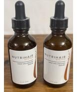 NUTRIHAIR SYSTEM HAIR VOLUMIZING SERUM Hair Loss Treatments Two New Bott... - $24.74