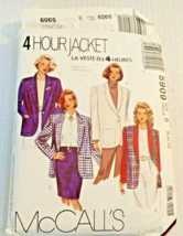 Vintage Sewing Pattern McCall&#39;s 5909 Jacket Blazer - £3.86 GBP