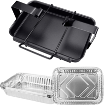 Grill Drip Pan Catch Pan Holder for Weber Genesis 1000-5500 Silver/Gold/... - $26.60