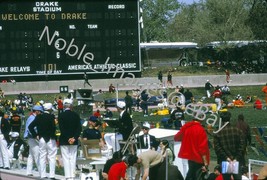 1971 Athletic Field Buses Background Drake Relays Des Moines IA Kodachrome Slide - £3.16 GBP