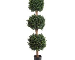 Pure Garden 50-10007 Hedyotis Triple Ball Tree, 5-Feet, 15x15, Green - £156.60 GBP