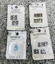 4 Pkgs Swarovski Create Your Style Crystals And Pearls Crafts 4 - £12.04 GBP