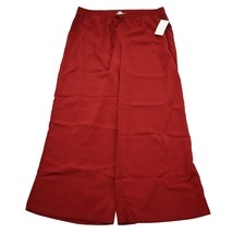 French Laundry Pants Womens 1X Lounge Red Drawstring Pockets Plus  New w Tags - £20.55 GBP