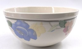 Mikasa GARDEN POETRY 154 Ultra Ceram Bake and Serve Mixing Bowl 8 1/4&quot; Vintage  - £19.54 GBP