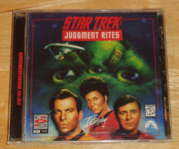 Star Trek Judgment Rites PC Graphic Adventure Computer Game by Interplay - $9.95