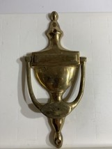 Vintage Architectural Salvage Brass Door Knocker Rustic cottage core 8 inch long - £15.16 GBP