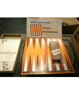VTG WHITMAN 4832 BACKGAMMON COMPLETE BOARD GAME USED - $86.22 MXN