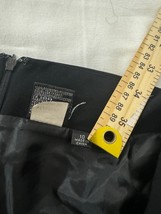 Kasper Women's Black Rear Zip Pull-On Skirt Size 10 Measured Waist 31" image 5