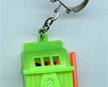 Green &amp; Orange Plastic Slot Machine Key Chain Las Vegas Souvenir  - £13.93 GBP