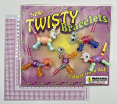 Vintage Vending Display Board Twisty Bracelets 0178 - £31.34 GBP