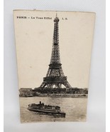 Paris-La Tour Eiffel L. D.  Post Card - $6.77 CAD