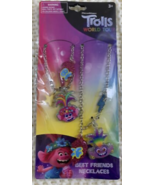 Trolls World Tour Silver Chain Charm Best Friends Necklaces - €9,84 EUR