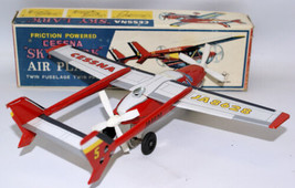 Vintage Tin Friction JA8628 Cessna SKY LARK Airplane Plane #335, Yonezaw... - $450.00