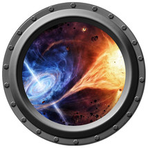 Fire Feeds the Void - Porthole Wall Decal - £11.01 GBP