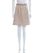 Helmut Lang Rare Archival Vintage Tan Quilted Ruffle Waist Skirt ~ 42 IT... - €98,74 EUR
