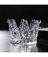 interoknack Crystal Crown Glass Storage Box, Royal Jewelry &amp; Makeup Orga... - $49.00