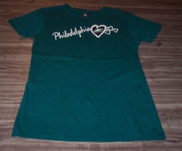 Teen Girls Juniors Philadelphia Eagles Nfl Football T-Shirt Size 17 Xl - £14.64 GBP