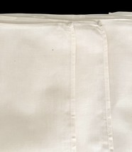 Vintage Handmade Embroidered Round Tablecloth 66" w/ 8 Napkins Floral Lace image 8