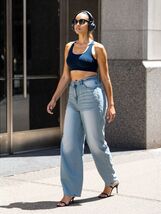 Future Collective Women&#39;s Mid-Rise Baggy Fit Jeans  Blue Size 17 - €9,32 EUR