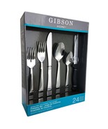 Gibson Palmore Plus 24 Piece Stainless Steel Flatware Set with 4 Steak K... - €45,58 EUR